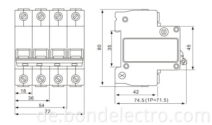 DZ47-63 Mini Circuit Breaker installation 